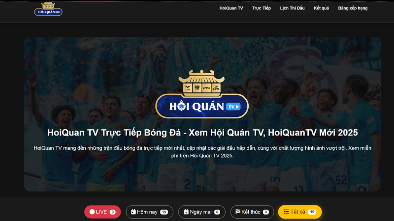 Giao Diện dễ sử dụng của HoiQuan TV